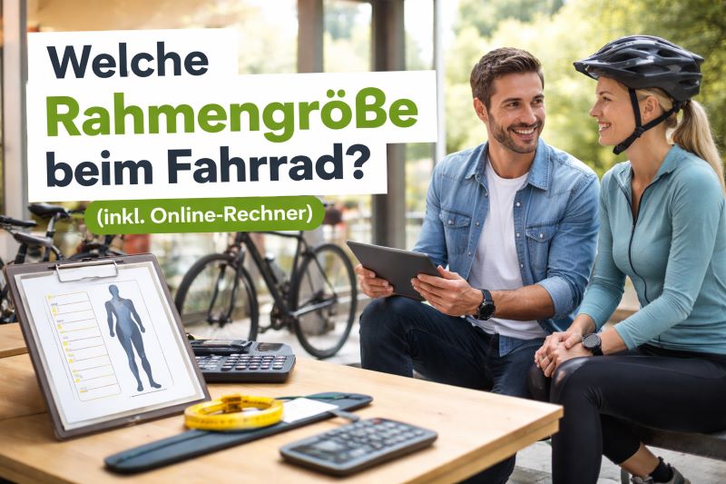 Fahrrad kaufen: Welche Rahmengröße? (inkl. Online-Rechner)
